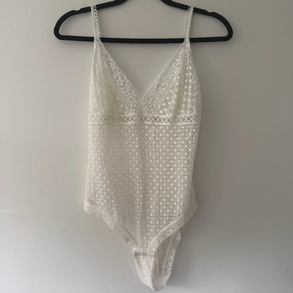 Intimissimi White Lace Bodysuit - Picture 1 of 6